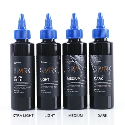 Organic 4oz 120ml Graywash Makeup Black Tattoo Ink