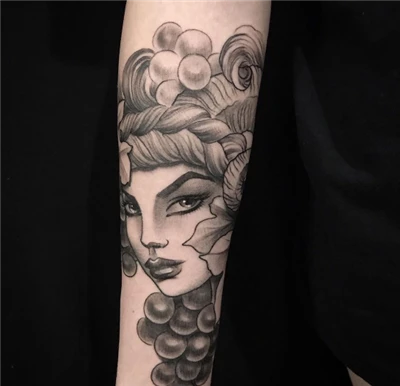 woman for tattoo