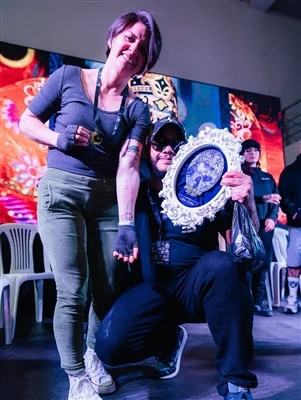 SPARK-Supported Artist @ Davis.quilumba Wins Second Place At Quito Tattoo Fes...