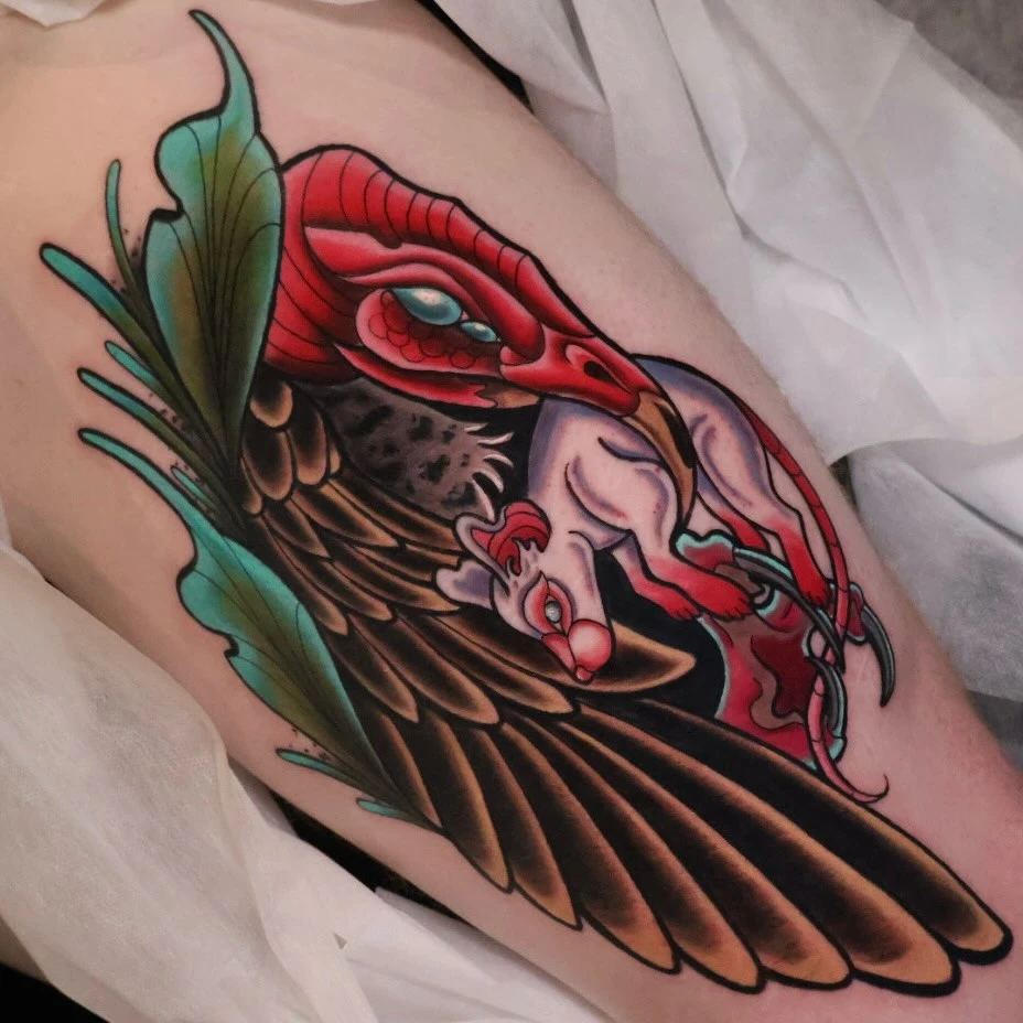 Tattoo of the day color Saturday 1st place fresh neotraditional at cpatattooexpo with this t 2