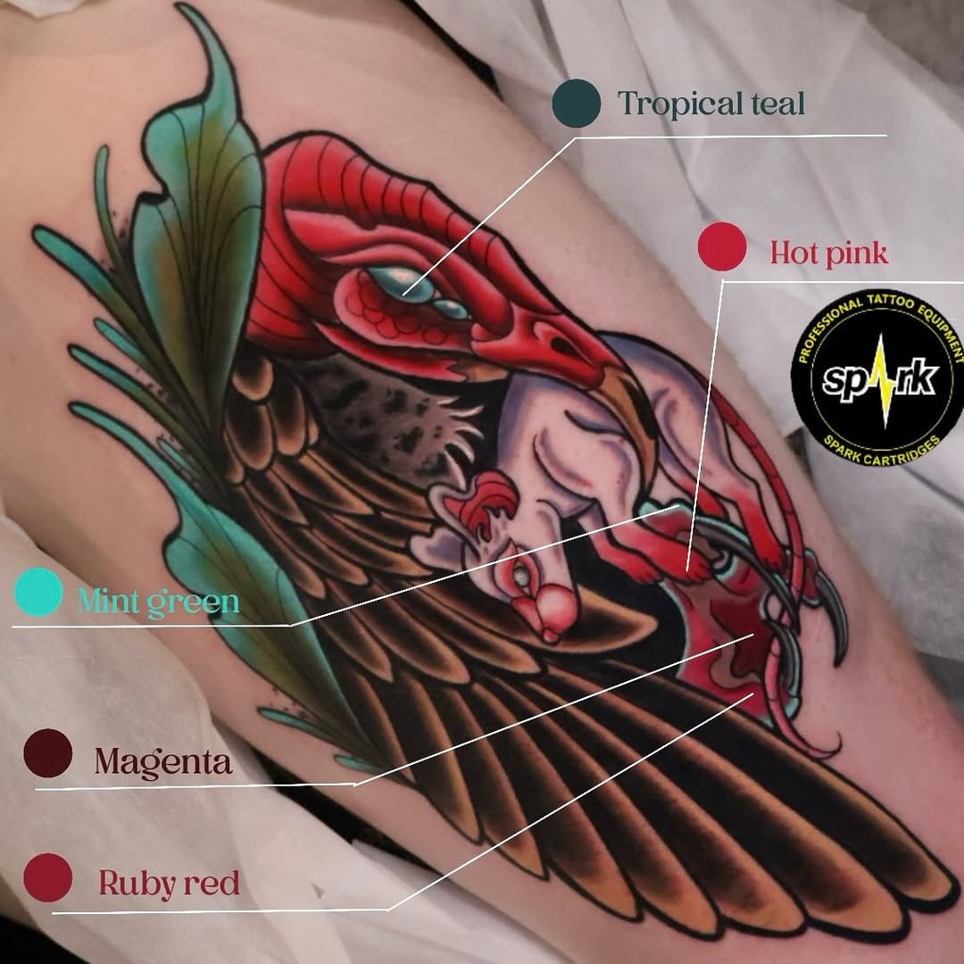 Tattoo of the day color Saturday 1st place fresh neotraditional at cpatattooexpo with this t 3 Tattoo of the day color Saturday 1st place fresh neotraditional at cpatattooexpo with this t 3