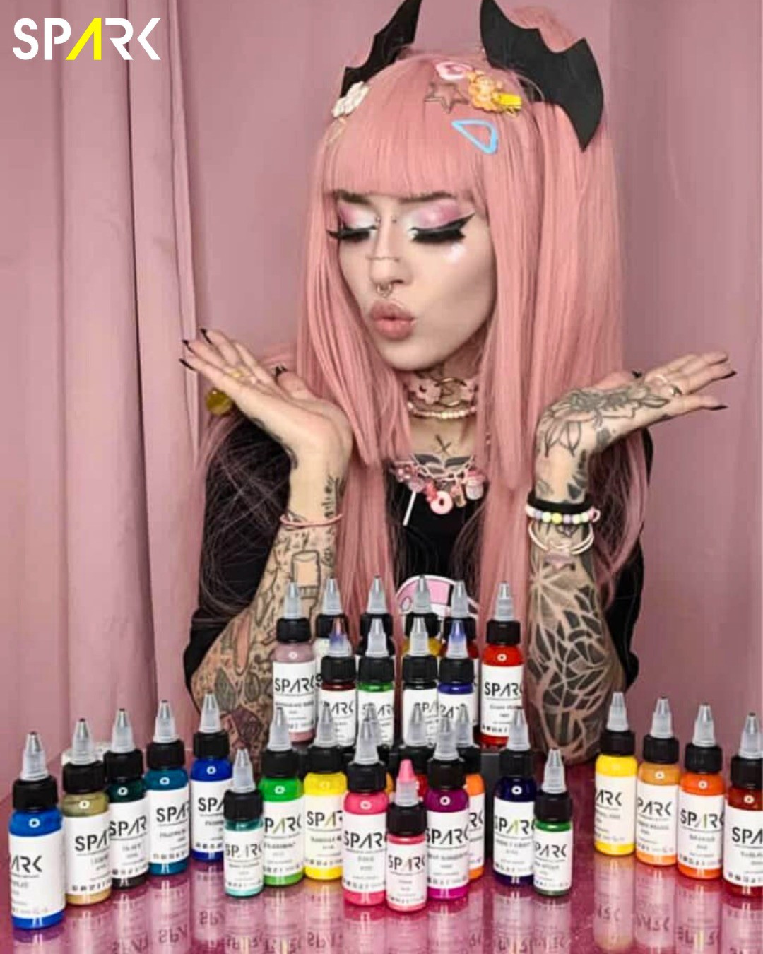 Were excited to welcome the talented artist bellahipnos to the SPARK INK Pro-team in Colomb Were excited to welcome the talented artist bellahipnos to the SPARK INK Pro-team in Colomb
