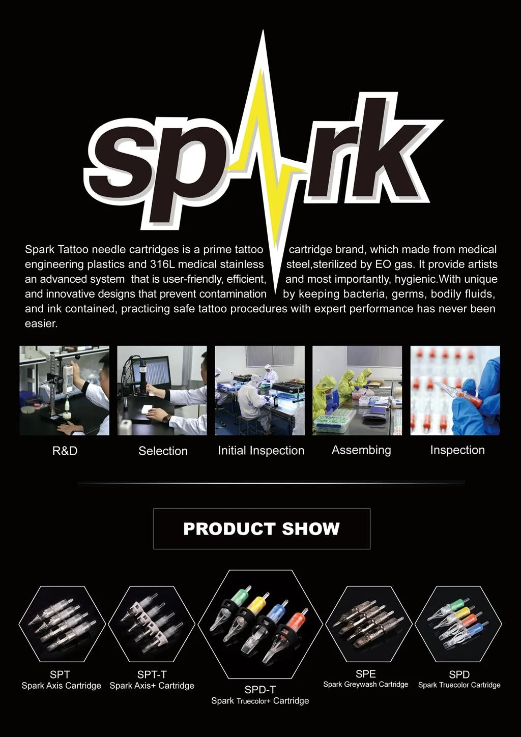 Wholesale Spark Tattoo Cartridges