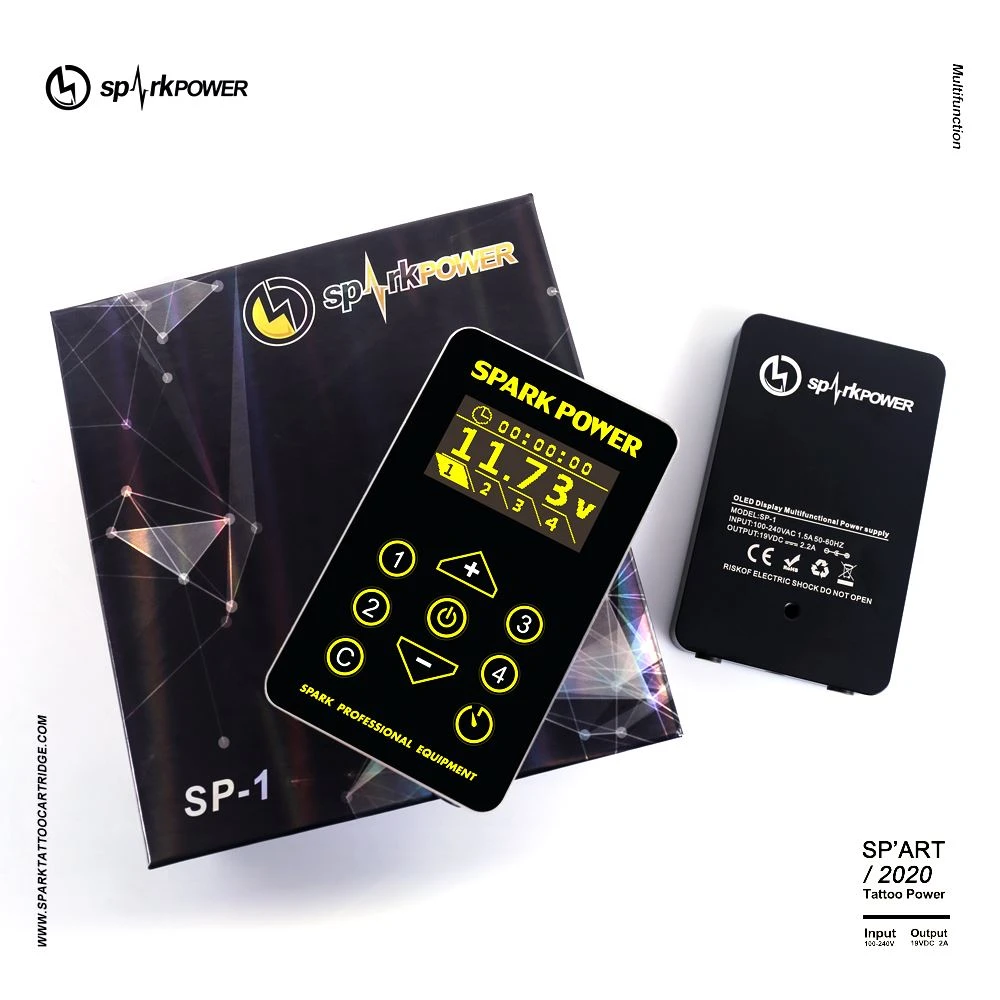 OLED Touch Screen Spark Tattoo Power Supply