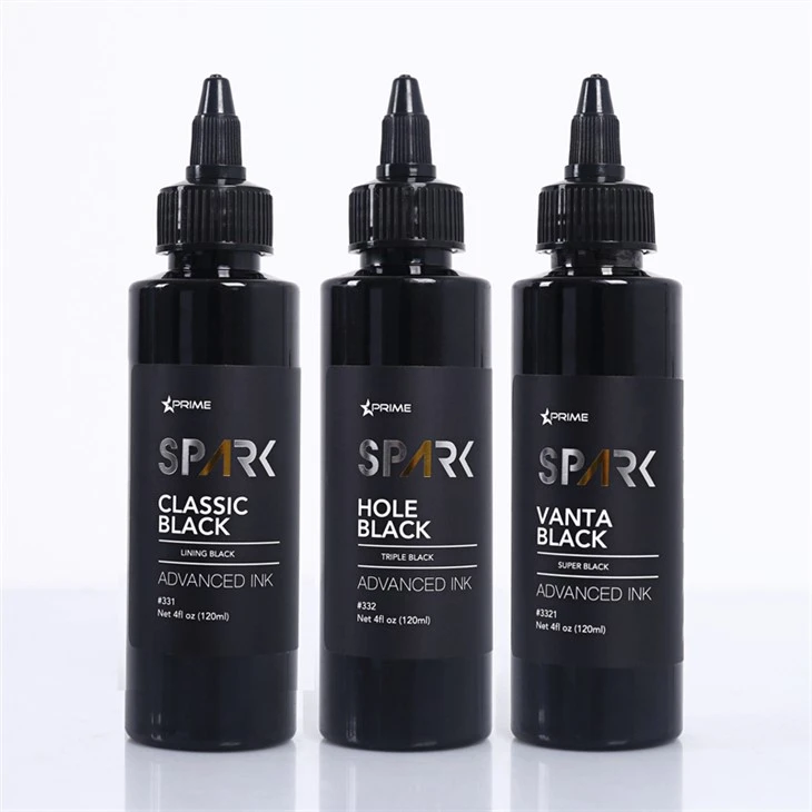 4OZ Classic Black Hole Black Vanta Black Spark Tattoo Ink Tattoo Ink Black