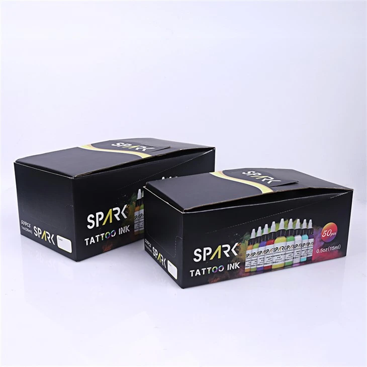 50 Color Sets Pigments Tattoo Ink Spark Tattoo Ink Set Professional