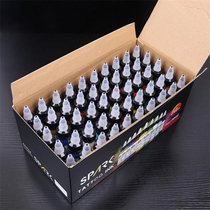 50 Color Sets Premium Spark Tattoo Ink Tattoo Supply Tattoo Ink Set