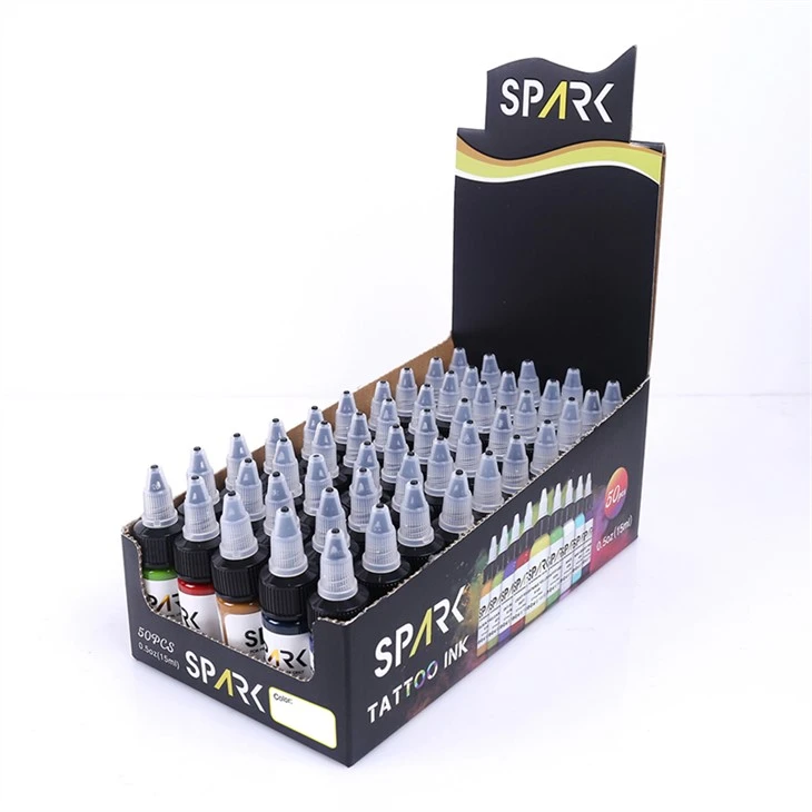 50 Color Sets Spark Leadfree Tattoo Ink Black Tattoo Ink Tattoo Ink Black