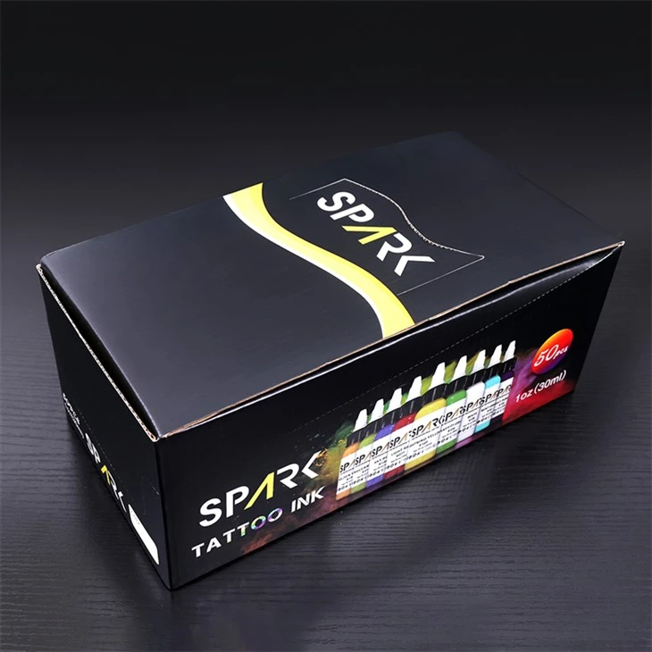 50 Color Sets Spark Tattoo Ink Set Professional Tattoo Ink Color