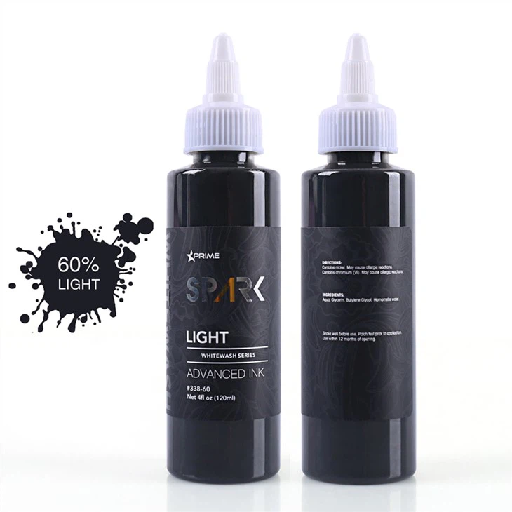 Cruelty-free Tattoo Ink Set Vegan White Wash Set Spark Tattoo Ink