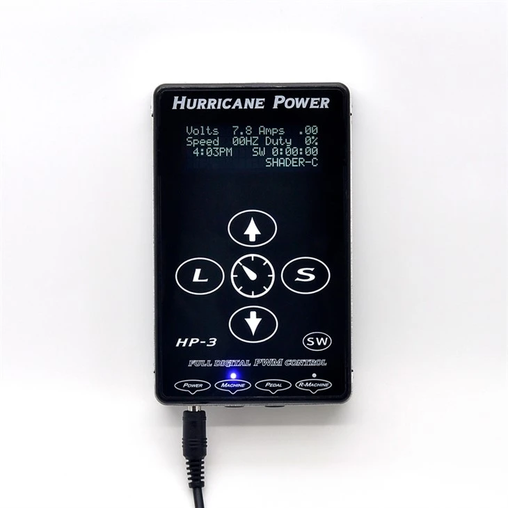LCD Electric Power Supply Tattoo Digital