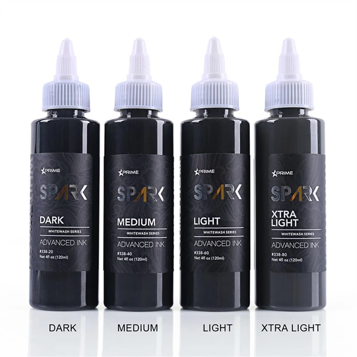 Leadfree Tattoo Ink White Wash Set Spark Tattoo Ink