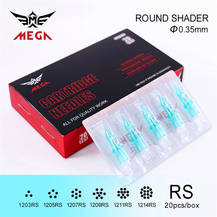 Disposable Mega Tattoo Cartridges 0.35mm Tattoo Cartridge Needles