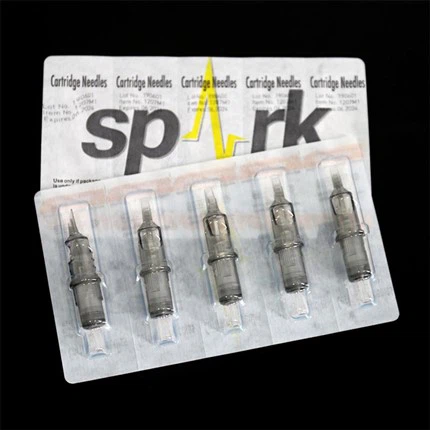 Spark Greywash Tattoo Needle Cartridges 0.35MM Curved Magnum Spark Greywash Tattoo Needle Cartridges 0.35MM Curved Magnum