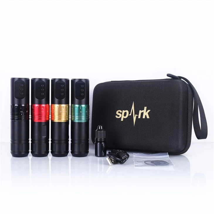 Adjustable Stroken Length Spark Tattoo Machine Wireless Tattoo Machine Wireless Tattoo Pen