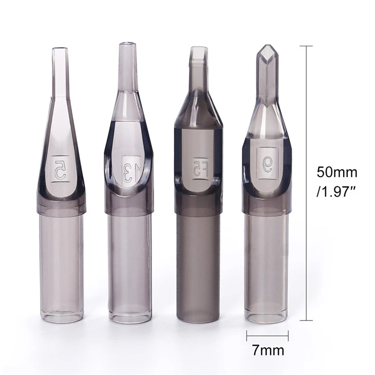 Sterilized Disposable Grey Tattoo Tip