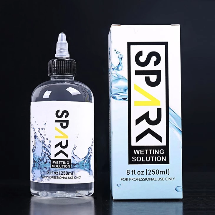 Professional 240ML 8OZ Spark Tattoo Wetting Solution Spark Tattoo Mixing Solution Spark Tattoo Ink